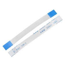 Flexible Flat Cable, 10 Pins 0.5mm Pitch 60mm FPC FFC Ribbon Cable 10Pcs A Type