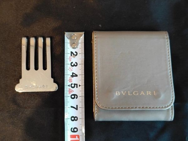 BVLGARI Money Bill Clip silver Wallet Accessory Authentic SV925