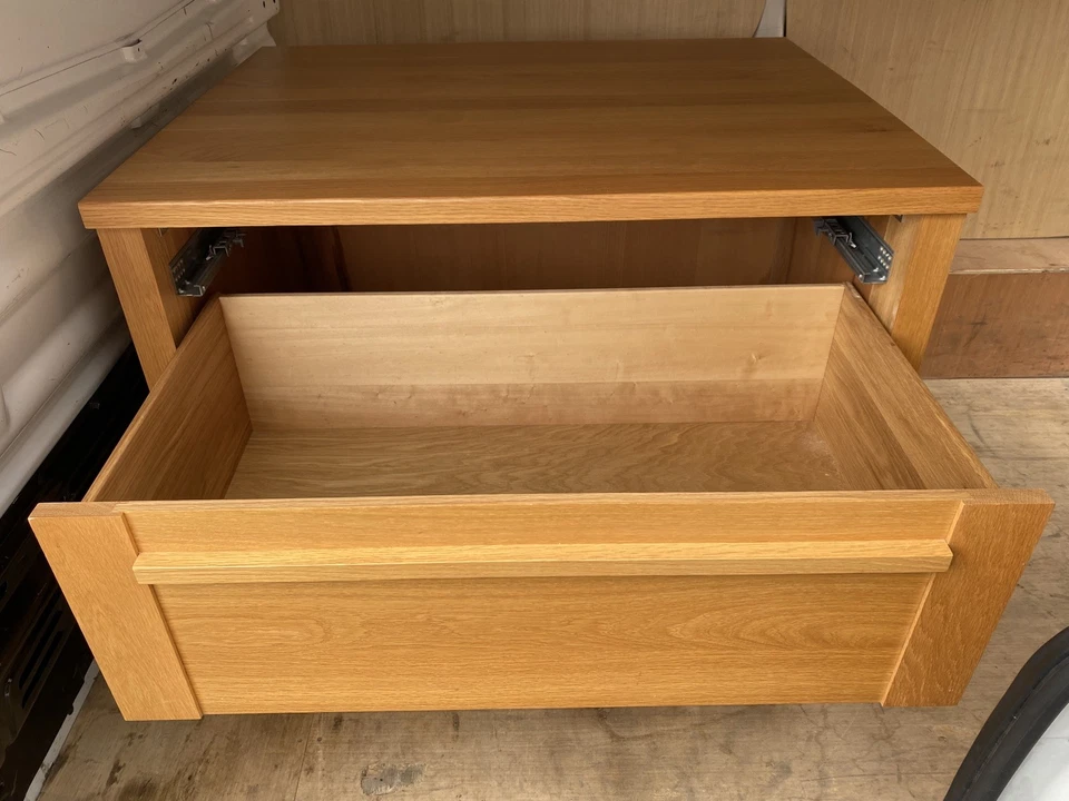 Freestanding solid wood kitchen island M&S Sonoma range H90xW100xD80cm - Image 3 of 4