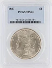 1887 Morgan Silver Dollar PCGS MS64 S$1 Philadelphia Minted No Reserve