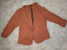 Beautiful Maurices Coral Blazer Chic Modern Size M