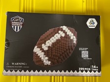 American Football Building Blocks, Kadele, Challenging Puzzle, New Damaged Box
