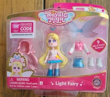 Light Fairy Doll Royale High 3 Inch Game Inspired Fashion with Virtual Code NIB!