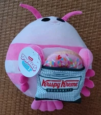 Zuru Snackles Series 2 Lily the Shrimp Krispy Kreme Doughnut 14" Plush Toy NWT