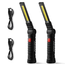 VEVOR Rechargeable LED Work Light 1200mAh Magnetic Flashlight with Magnetic Base