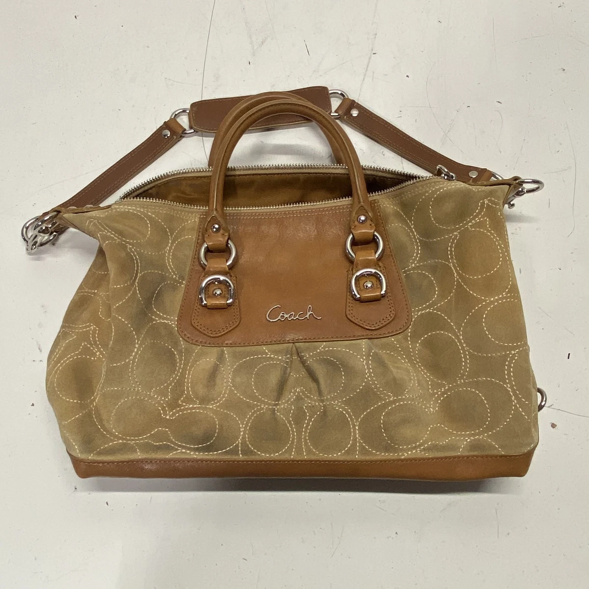 Coach Ashley Satchel/Top Handle Bag Brown Bags & Handbags for