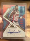 Isiah Thomas Called To Excellence Autograph Red /49 - 2021-22 Recon Basketball