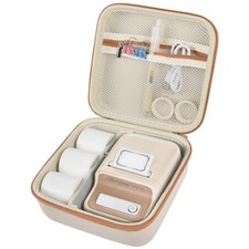 Beige Case for NIIMBOT B21 Pro Label Maker Wireless Thermal Printer Bag