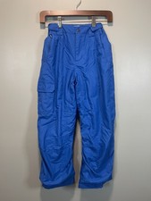 Columbia YOUTH KIDS 10/12 Omni Tech Ski Snow Pants Waterproof Insulated Blue