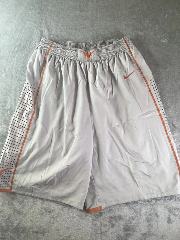Texas Longhorns Shorts Mens XL NCAA Basketball Nike Dri Fit Authentic - Image 2 of 4
