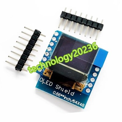 1PC NEU 0.66 inch OLED display module LCD IIC/I2C interface FOR D1 #YT