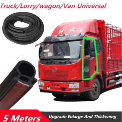 1pc 5M Truck Vans Door Rubber Seal Weather Strip Triangle EPDM Rubber Universal