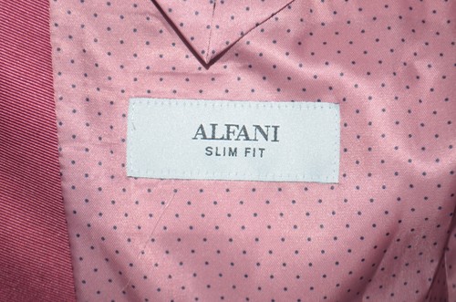 Neu mit Etikett ALFANI Slim Fit Stretch Dusty Rose Smoking Abend Sakko Blazer 36R - Bild 5 von 6