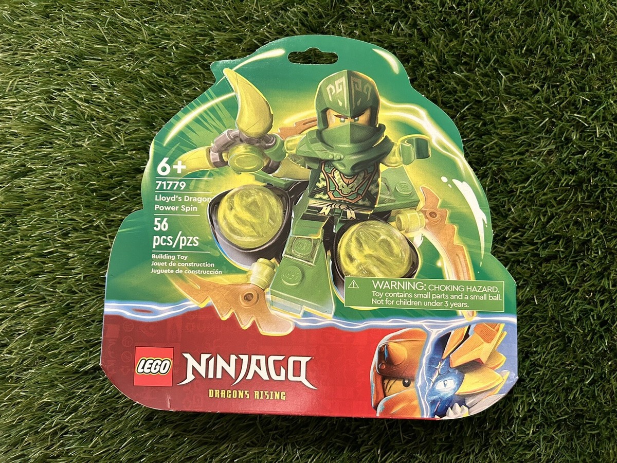 Retired LEGO Ninjago Lloyd's Dragon Power Spin Green 71779 Retired LEGO Ninjago Lloyd's Dragon Power Spin Green 71779