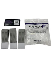 QTY 6 Fosmon 1.25'' Non-Toxic Odorless Door Stopper + Holder Gray