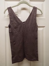 Yummie Tummie Tank With Reversible Neckline - Mink- L/XL - NEW