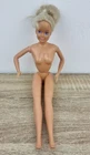 Vintage Barbie Doll Blue With Cindy Head Eyes Blonde Hair Mattel