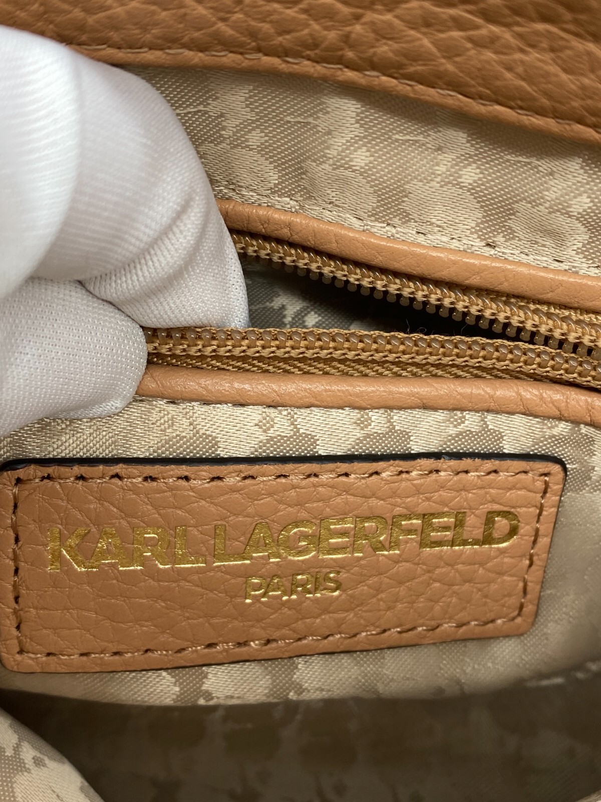 KARL LAGERFELD PARIS Agyness Quilted Leather Shoulder Bag eBay