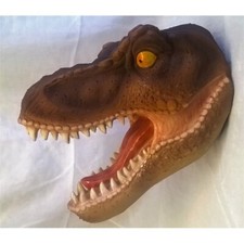 DINOSAUR  – TYRANNOSAURUS REX T-Rex Head Wall Mount Figurine Statue