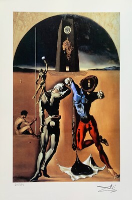 Salvador Dali POETRY OF AMERICA Signed Limited Edition Giclee 14'' x 9.5''