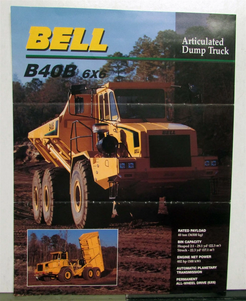 Bell B40C 6x6 Articulated Dump Truck ADT Owners Operators, 46 OFF