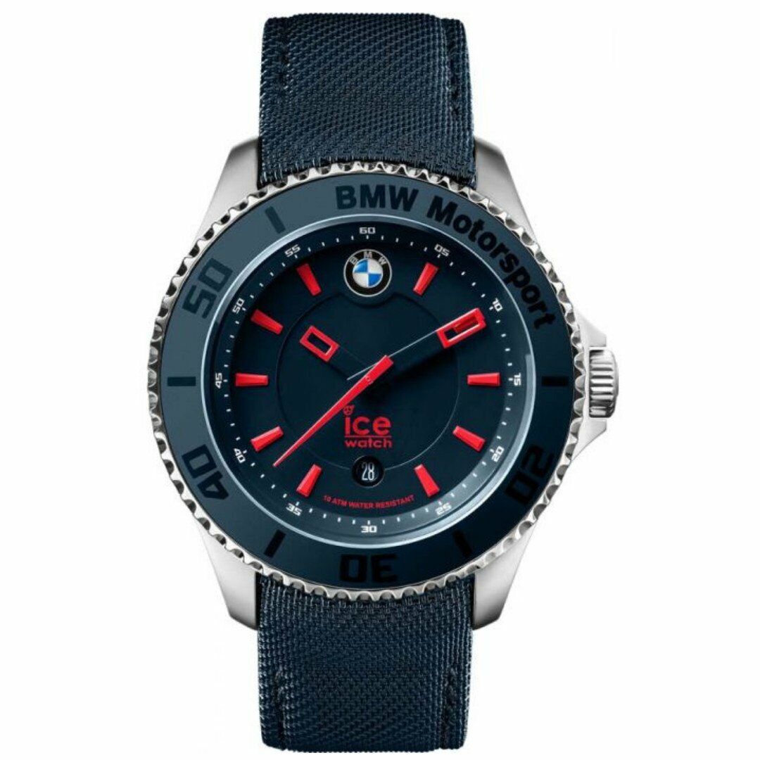 Ice BMW Motorsport Men's Blue Strap 40mm Case  Quartz Watch 001114 RRP £199.00