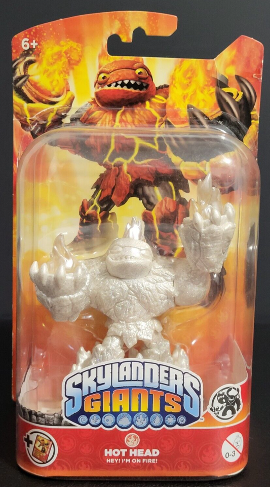 Skylanders Giants White Pearl Sparkle Glitter Hot Head Chase Variant ...
