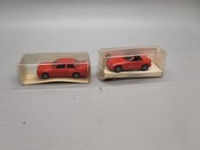 TWO 1:87 Herpa BMW M3 & Z1 Convertible Red 9417151 & 9417445 In Plastic Boxes!
