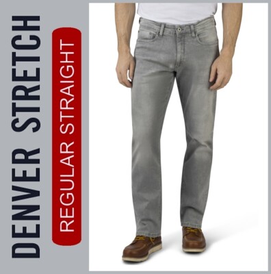 HERO DENVER STRETCH | lightgrey denim | HIGH FLEX | Herren Jeans Hose