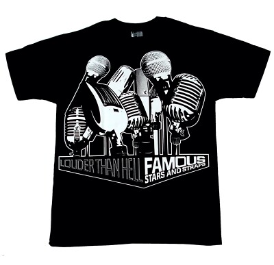 FAMOUS STARS & STRAPS LOUDER THEN HELL SCHWARZ T-SHIRT (S)