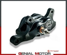 Pinza Posteriore 4 Pistoni DISCACCIATI Pastiglie incluse Interasse 84mm NERO