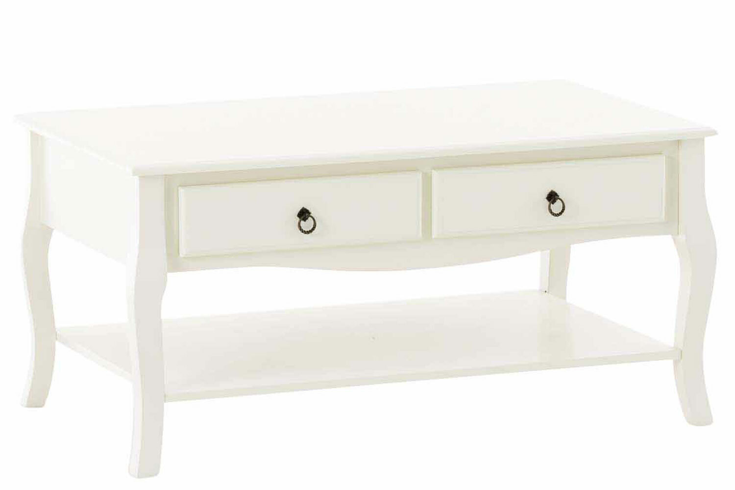 Mesa De Centro Lennard De MDF & Madera De Pino Con 2 Cajones, Estilo Rústico