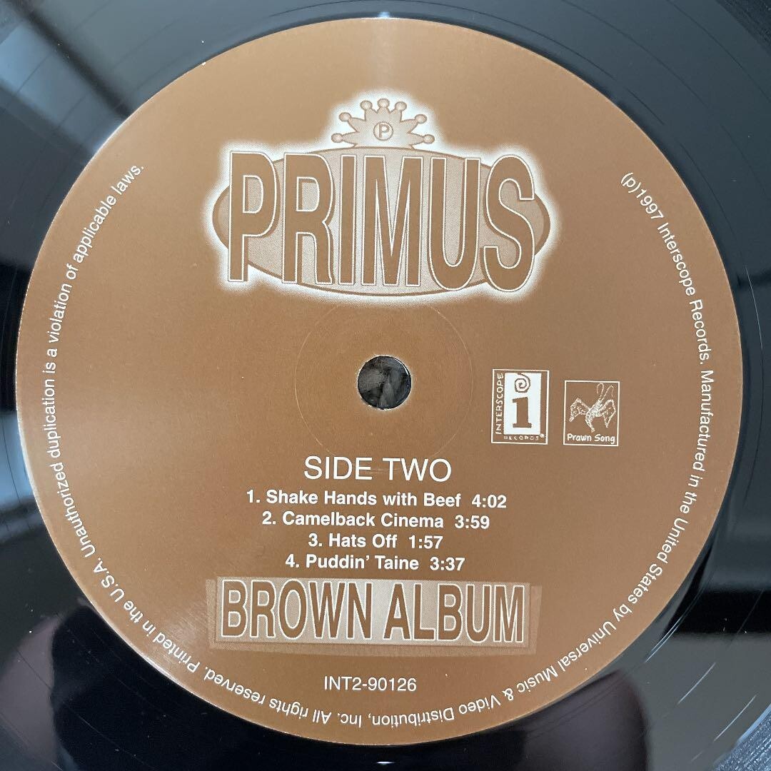 Primus – Brown Album プライマス 1997年 オリジナル盤 Primus – Brown Album プライマス 1997年 オリジナル盤 Brown