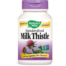 Nature s Way Premium Extract Milk Thistle - 80 Silymarin 120 Veg. Caps