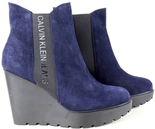 CALVIN KLEIN JEANS SERAPHINE Ankle Boots Stiefelette Bootie Damenschuhe Gr40 NEU - Bild 5 von 12
