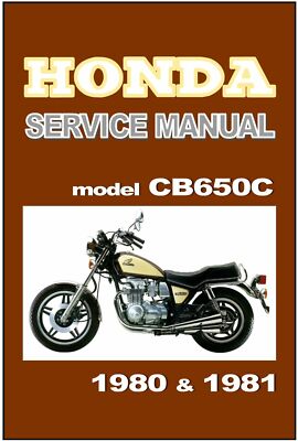 ホンダ CB650 サービスマニュアル HONDA Workshop Manual CB650 1979 1980 1981 & 1982 FACTORY
