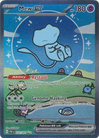 Mew ex - 232/091 - Special Illustration Rare Near Mint Mew ex - 232/091 - Special Illustration Rare Near Mint