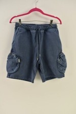 Trapstar Mens Construct Hyperdrive Shorts Blue Size XS