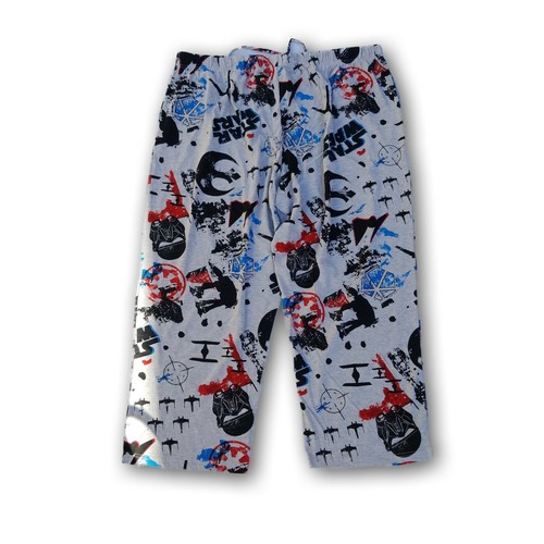 Disney Star Wars Men's Gray Drawstring Pajamas Bottoms New Without Tags - Picture 2 of 2