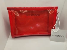 SMASHBOX RED COSMETIC MAKEUP CASE BAG NEW AUTHENTIC NWT
