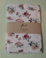 Ambiente Rosen Schmetterlinge VöGel Geschirrhandtuch KüChe Geschirrtuch 100 %