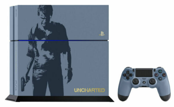 Sony PlayStation 4 Uncharted 4: Limited Edition Bundle 500GB Gray Blue  Console for sale online