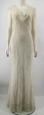 Indiebride Damen Brautkleid Blumen weiß Spit...