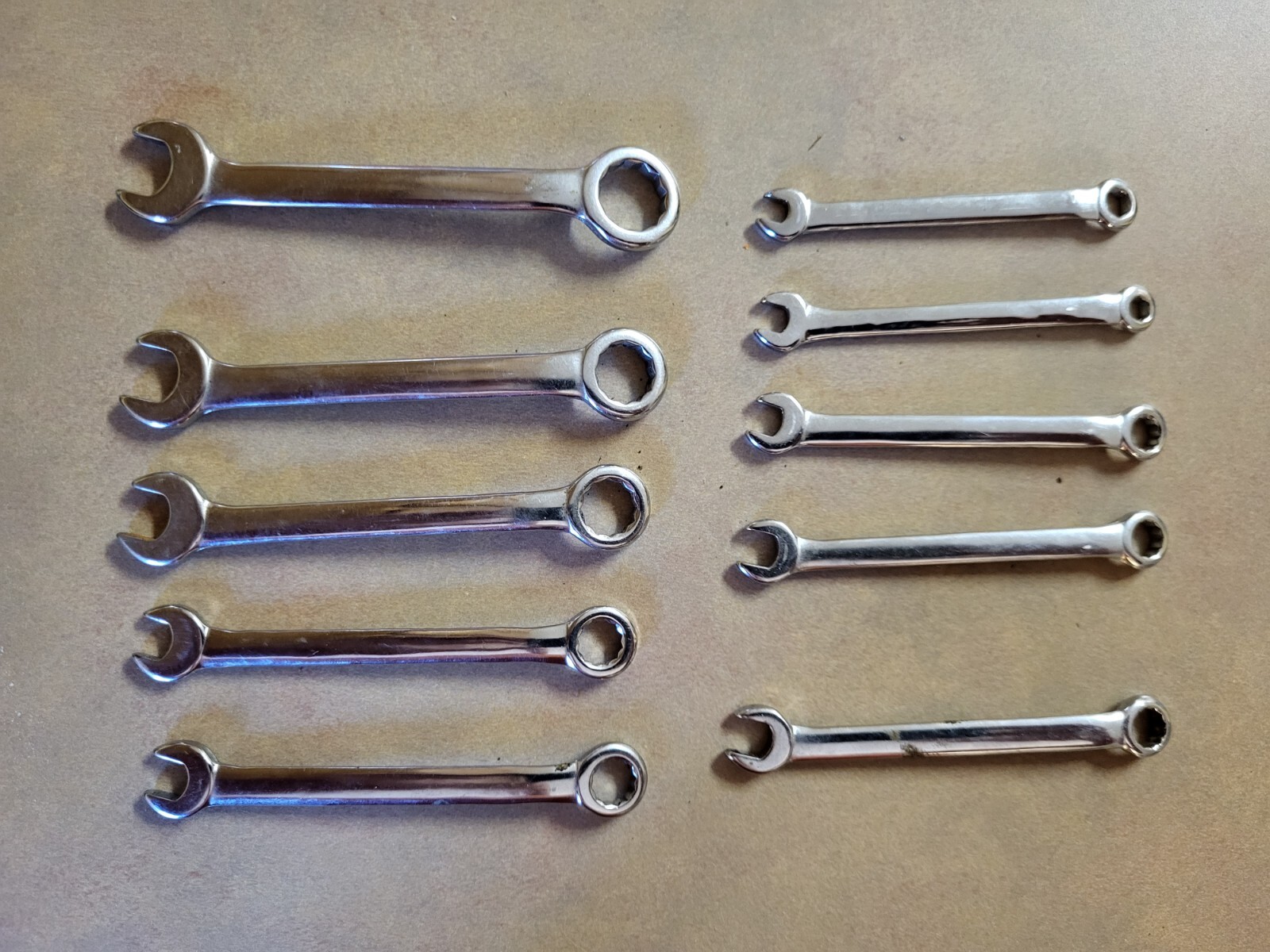 CRAFTSMAN 43441 SAE Combination Ignition Wrench Set 10pc 5/32" 7/16