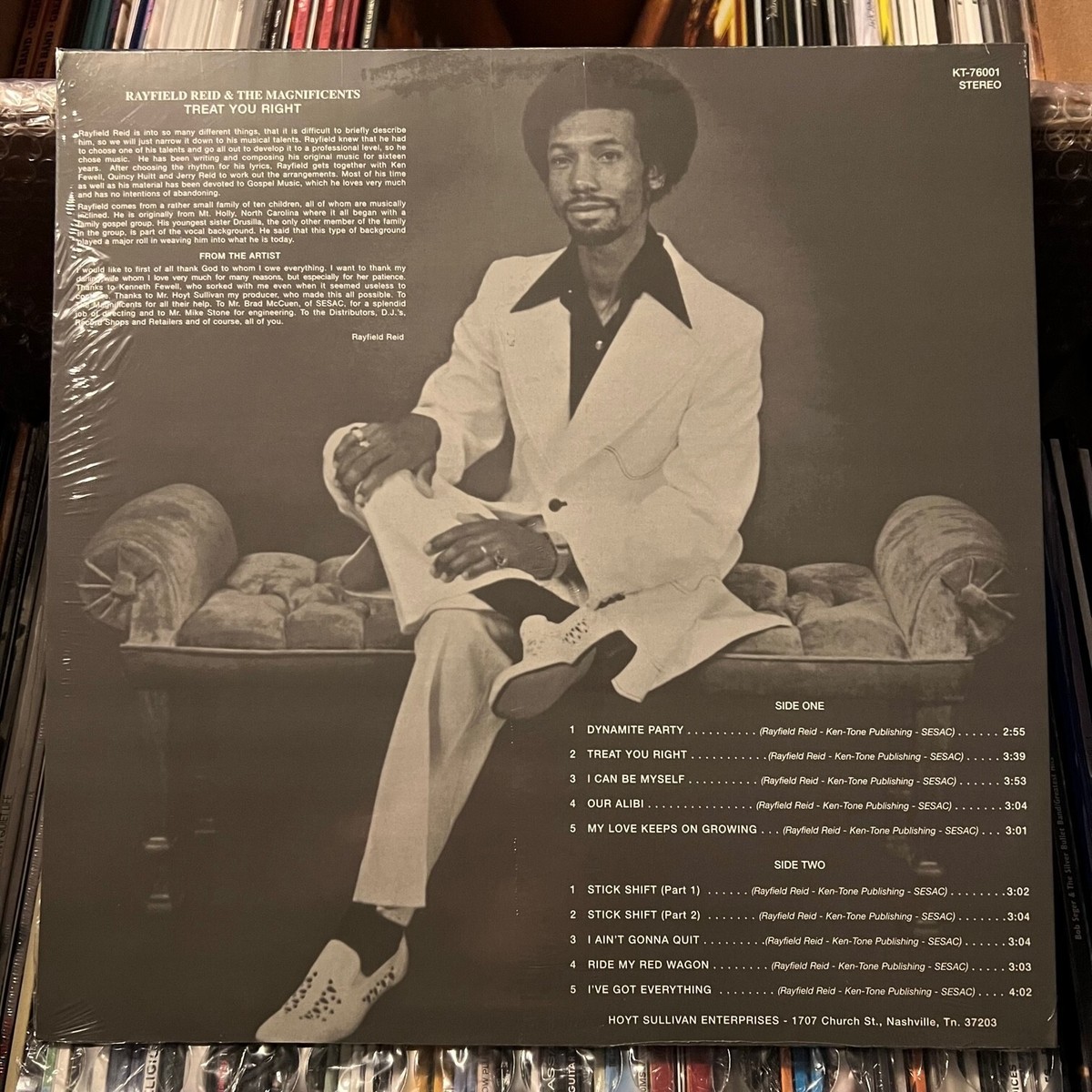 洋楽 Rayfield Reid & The Magnificents CD Rayfield Reid & The Magnificents - Treat You Right **BRAND NEW