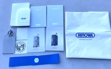 Rimowa Luggage Suitcase Travel Bag Manual Guarantee Booklet Hang Name Tag Lot