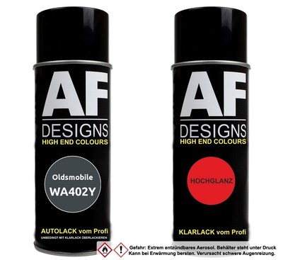 Autolack Spraydose Set  Oldsmobile WA402Y Overcast Metallic Basislack Klarlack S
