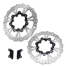 2PCS 14.0'' Front Big Brake Rotor for Harley CVO Touring Agitator Wheel 41500053