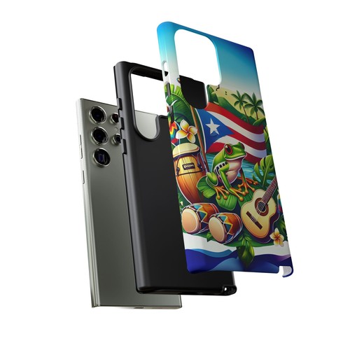 Custodia telefono Tropical Porto Rico - design rana colorata, regalo per Boricua, - Foto 61 di 106