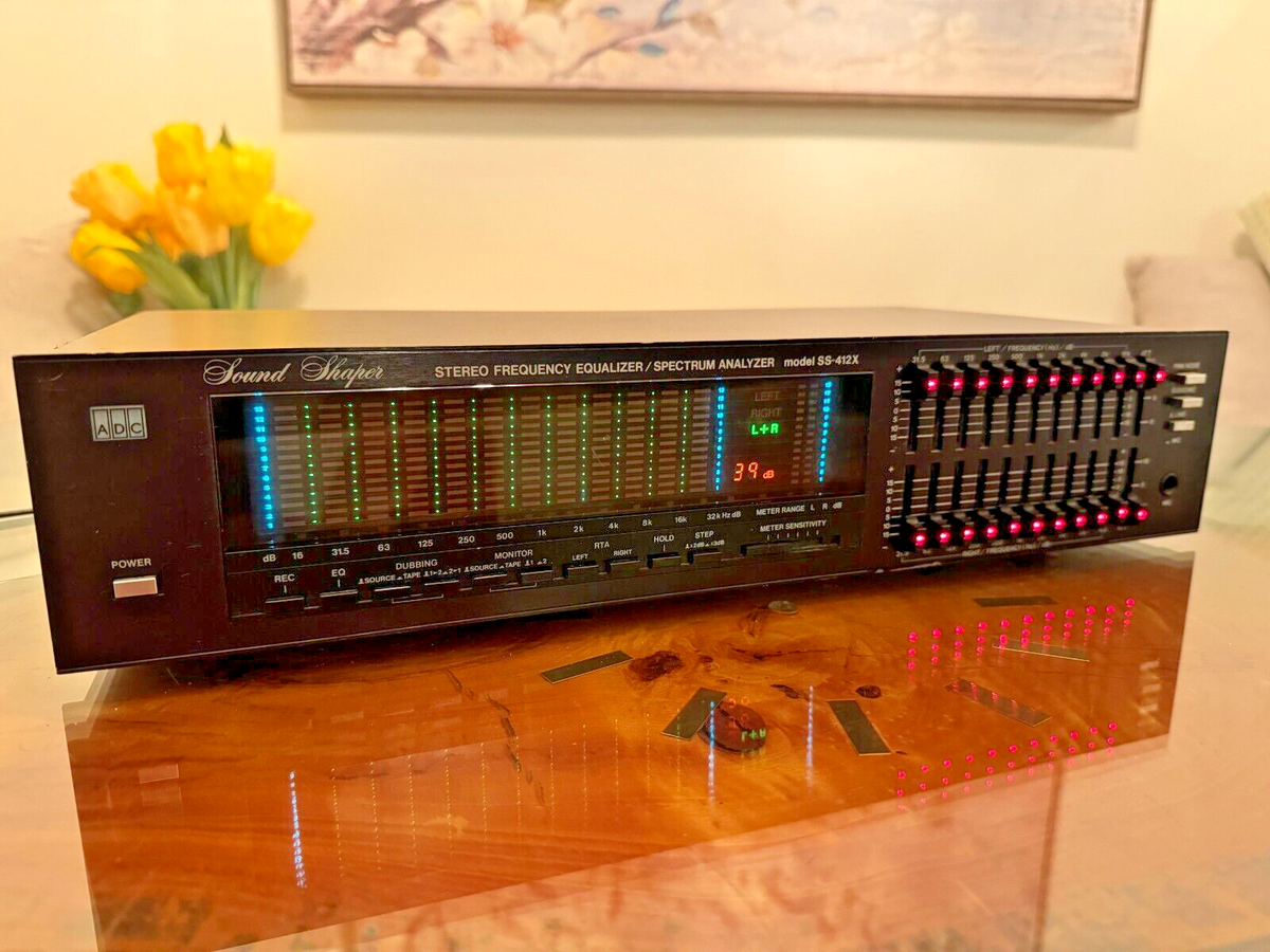 ADC SS-412X 　イコライザー　美品 Yahoo!オークション - ADC SS-412X グラフィックイコライザー